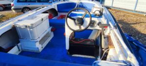 Motorový čln ANGELO MOLINARI 410 s motorom YAMAHA F25 + príves – Obrázok 8