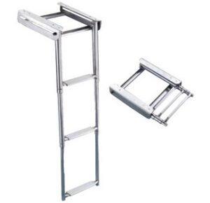 Teleskopický rebrík na platformu - šírka 21cm,4 schodíky – Obrázok 1