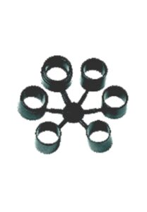 SCOPREGA Sada náhradných adaptérov SP 47 pre elektrické BRAVO pumpy - farba čierna