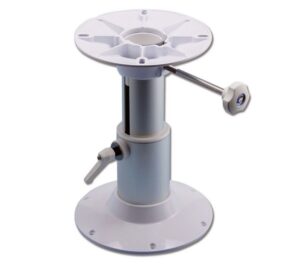 Teleskopický podstavec pod sedadlo 25-32 cm biely – Obrázok 1