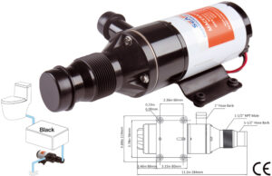 SEAFLO Samonasávací macerátor 43L, 12V – Obrázok 1