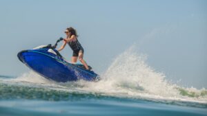 YAMAHA JetBlaster vodný skúter, modrý – Obrázok 6