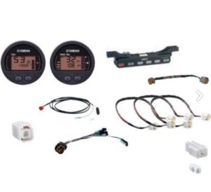 YAMAHA MULTIFUNCTION 2 GAUGE KIT ROUND TACHO + SPEEDO/FMM KIT (otáčkomer + rýchlomer) – Obrázok 1