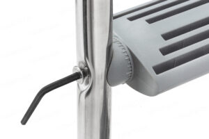 Skladací nerezový rebrík s plošinou pre nafukovacie člny – Obrázok 7