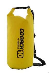 GoPack vodotesný vak 10L žltý