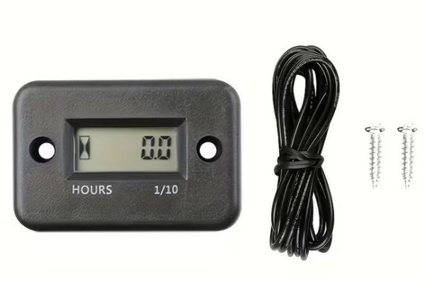 Digitálny lcd hodinový merač pre všetky benzínové motory Digitálny LCD otáčkomer a počítadlo motohodín