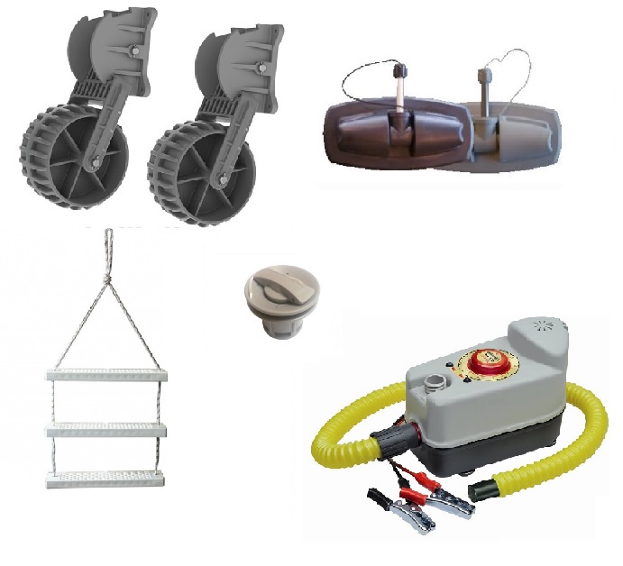 Doplnky k nafukovacím člnom