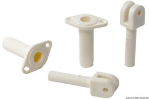 Bimini hliníkové 2 ramenné biele - šírka 150/160 cm, priemer rúry Ø22 mm – Obrázok 4