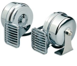 Elektromagnetický nerezový lodný klaksón – Obrázok 1