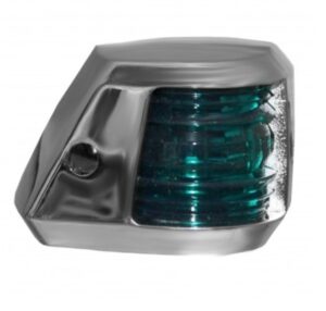 FAROS 7 - Navigačné svetlo s chrómovaným telom - zelené – Obrázok 1