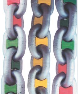 Farebné značenie reťazí 6 mm červené - 14 ks