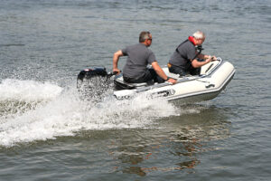 ALLROUNDMARIN DYNAMIC 350 - nafukovací čln šedý – Obrázok 4