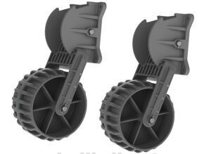 KOLIBRI Kolieska prepravné plastové šedé – Obrázok 1