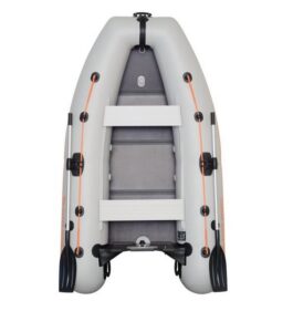 KOLIBRI KM-300DL nafukovací čln s pevnou skladacou podlahou-sivý