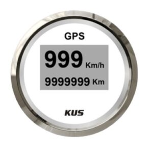 KUS - GPS ukazovateľ rýchlosti s digit.ukazov.- biely