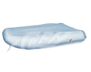 Krycia plachta na nafukovacie člny  450-470 cm, šedá – Obrázok 1