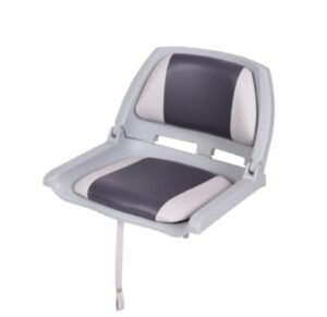 Lodná sklopná sedačka s vankúšmi šedá – Obrázok 1