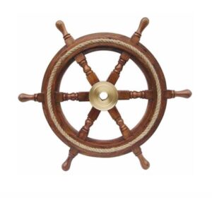 Lodné kormidlo Ø 30 cm s lankom – Obrázok 1