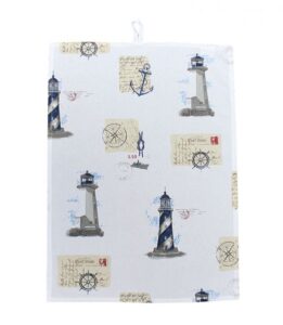 Lodná kuchynská utierka s námorným motívom