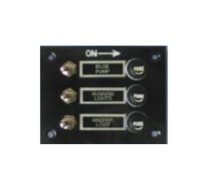 Ovládací panel s mosadznými spínačmi – Obrázok 1