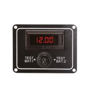 Panel s digitálnym voltmetrom