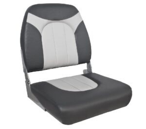 Polstrované  sedadlo DELUXE - antrazit - biela – Obrázok 1