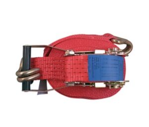 Popruh dvojdielny s račňou a hákmi - 8 m – Obrázok 1