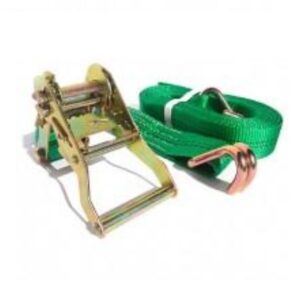 Popruh s račňou a hákmi - 6m x 35 mm – Obrázok 1