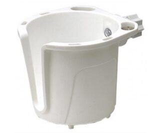 RAILBLAZA Držiak pohára, fľašky - biely – Obrázok 1