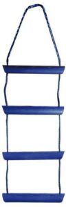 Rebrík na čln modrý - 4 schodíky