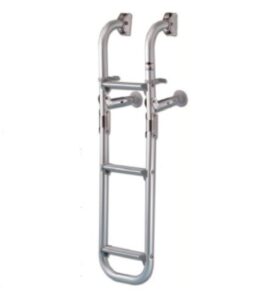 Rebrík z hliníka pre nafukovacie člny - 2+1 schodíky