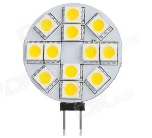 SMD LED žiarovka 12 LED, G4 pripojenie – Obrázok 1