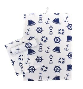 3 darabos tengerészeti témájú konyharuha készlet