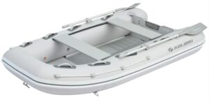 KOLIBRI KM-360 DXL, vystužená hliníková podlaha - sivý – Obrázok 3