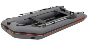 KOLIBRI KM-360 D, vystužená hliníková podlaha - tmavo sivý – Obrázok 3