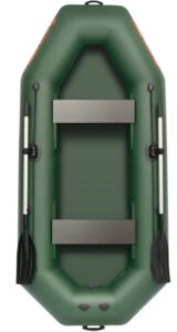 KOLIBRI K-260 TA nafukovací čln s s vysokotlakovou Air-Deck podlahou + držiak motora - zelený