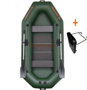KOLIBRI K-280 T nafukovací čln s lamelovou podlahou + držiak motora – Obrázok 1