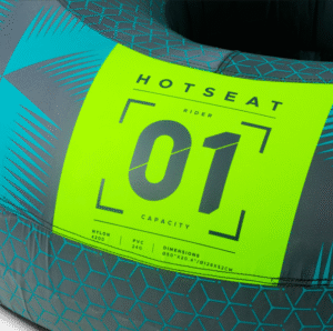 Jobe Hotseat Towable 1P metalicko modré nafukovacie ťahadlo - Ø 128 cm – Obrázok 4