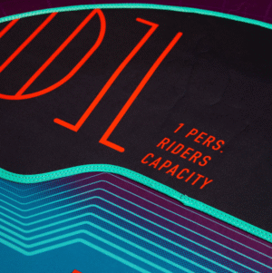 Jobe Droplet Towable 1P farebné nafukovacie ťahadlo - Ø 134 cm – Obrázok 5