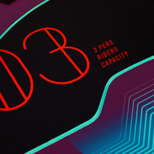 Jobe Droplet Towable 3P farebné nafukovacie ťahadlo - Ø 184 cm – Obrázok 6