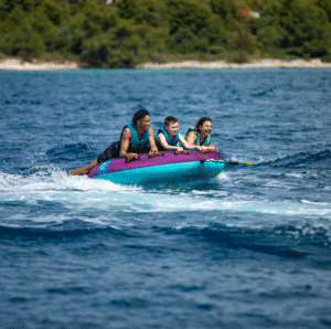 Jobe Droplet Towable 3P farebné nafukovacie ťahadlo - Ø 184 cm – Obrázok 9