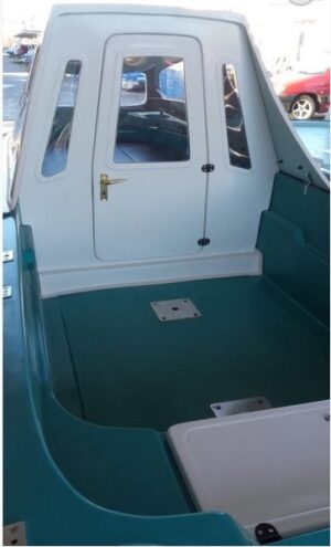 AQUA SYBB Rybársky čln TISZA TFBF-06 zo sklolaminátu s dvojitým dnom, s kabínou - 550x160x58cm – Obrázok 5