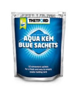 THETFORD AQUA KEM BLUE SACHETS pre odpadovú nádrž 12 sáčkov - 360g