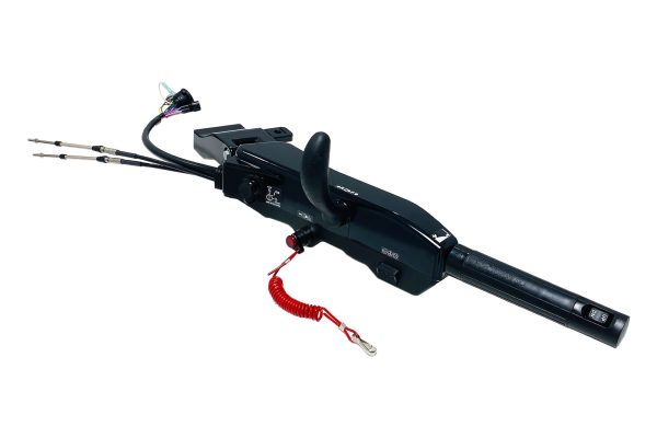 Páka riadenia multifunkčná k motoru Tohatsu MFS25/30D modrá