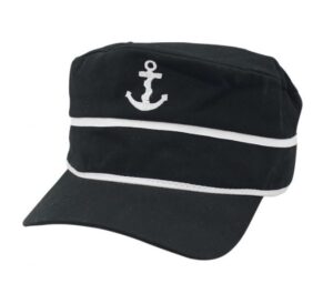 Univerzálna šiltovka s kotvou - čierna – Obrázok 1