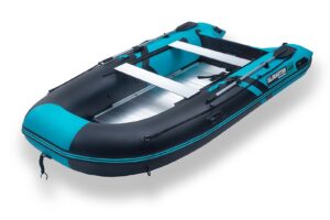 Gladiator CLASSIC B420 AL nafukovací čln s hliníkovou podlahou - čierno-tyrkysový – Obrázok 3