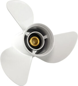 Yamaha hliníková lodná vrtuľa, 3 x 13-5/8 x 14K