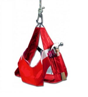 Záchranná sedačka s operadlom - oranžová – Obrázok 1