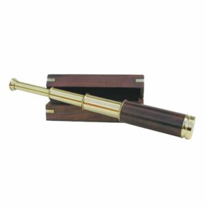 Ďalekohľad v drevenej krabičke - 35 cm – Obrázok 1