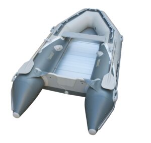 ALLROUNDMARIN AS-SAMBA 380 Nafukovací čln s hliníkovou podlahou - sivý – Obrázok 3